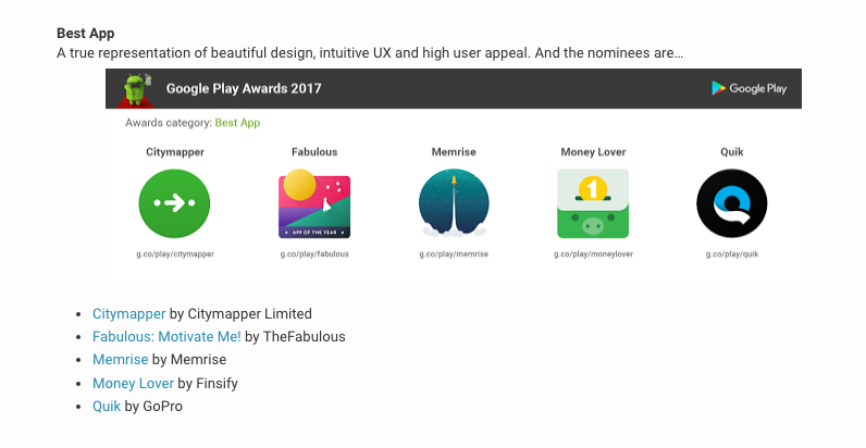 Money Lover lọt vào top 5 ứng dụng tốt nhất tại Google IO 2017